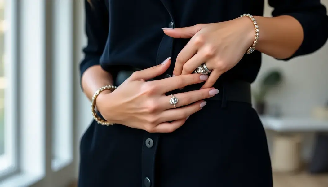 A tailored blazer adds structure and sophistication, perfect for elevating a petite frame.